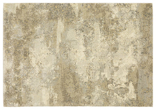 Oriental Weavers Astor Gold and Beige 6'7"x9'6" Indoor Rug