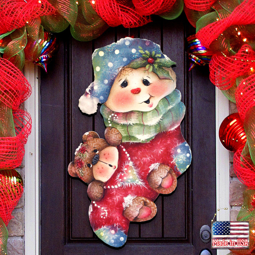 Bearly Hanging On Door Hanger
