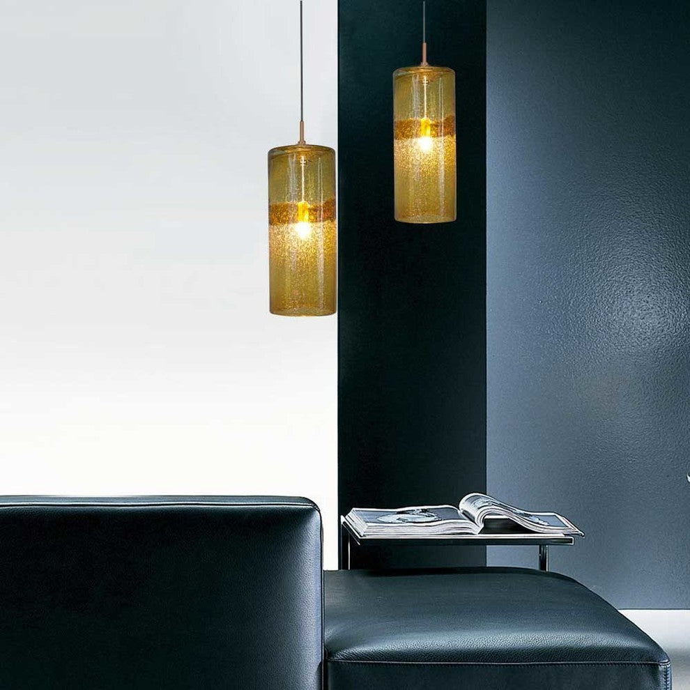 Light Low Voltage Pendant And Canopy Kit, Amber Bronze, Amber Bronze