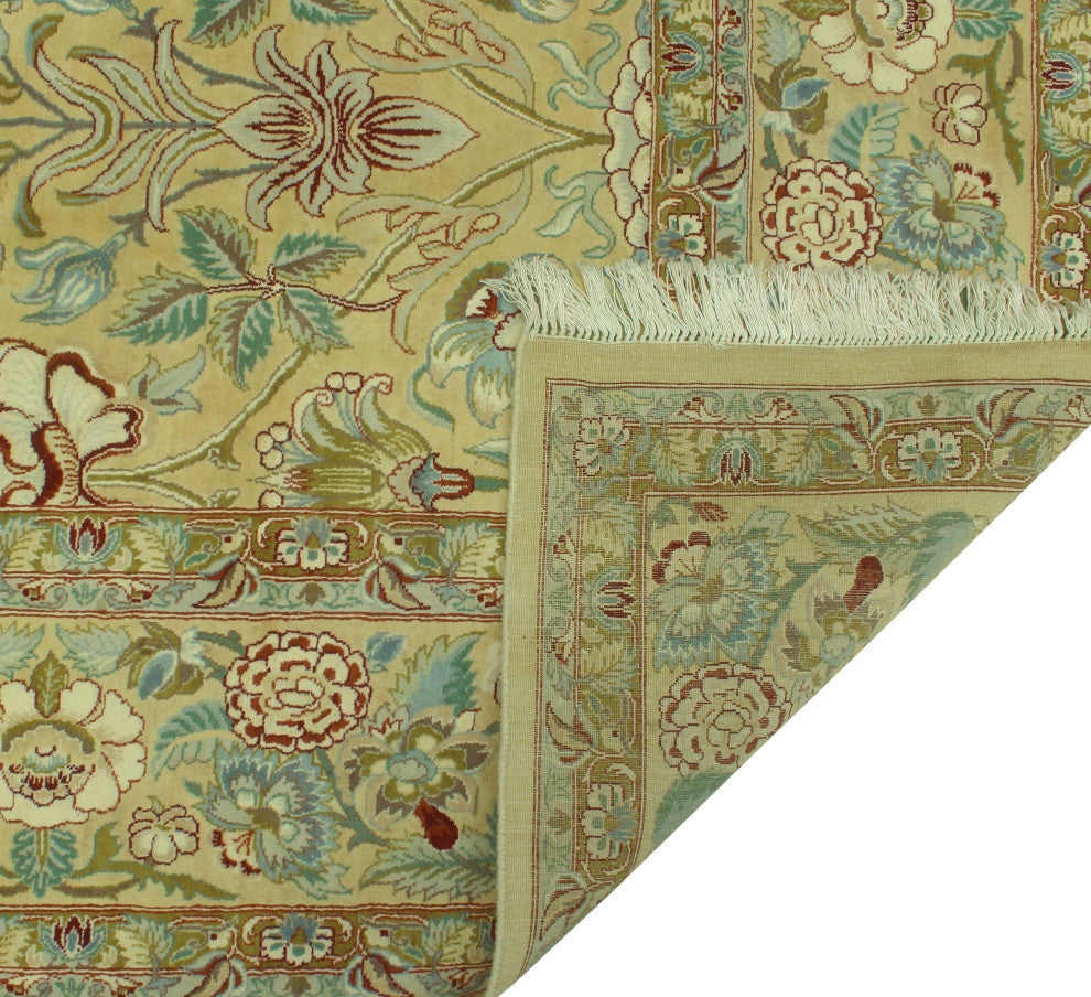 Pak-Persian Summer Light Gold/Gray Rug, 8'11x12'2