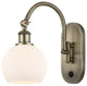 Innovations 518-1W-AB-G121-6 1-Light Sconce, Antique Brass