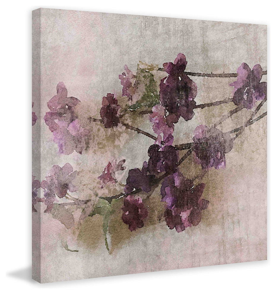 "Purple Flowers 2" Print on Canvas by Irena Orlov