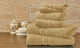 Bibb Home 6pc Oversized Solid Towel Set, Linen