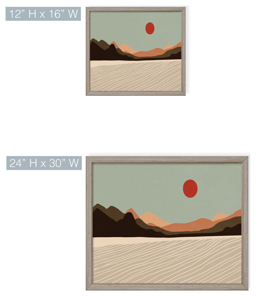 Summer Nomad V' Wrapped Canvas Wall Art 16" W x 12" H