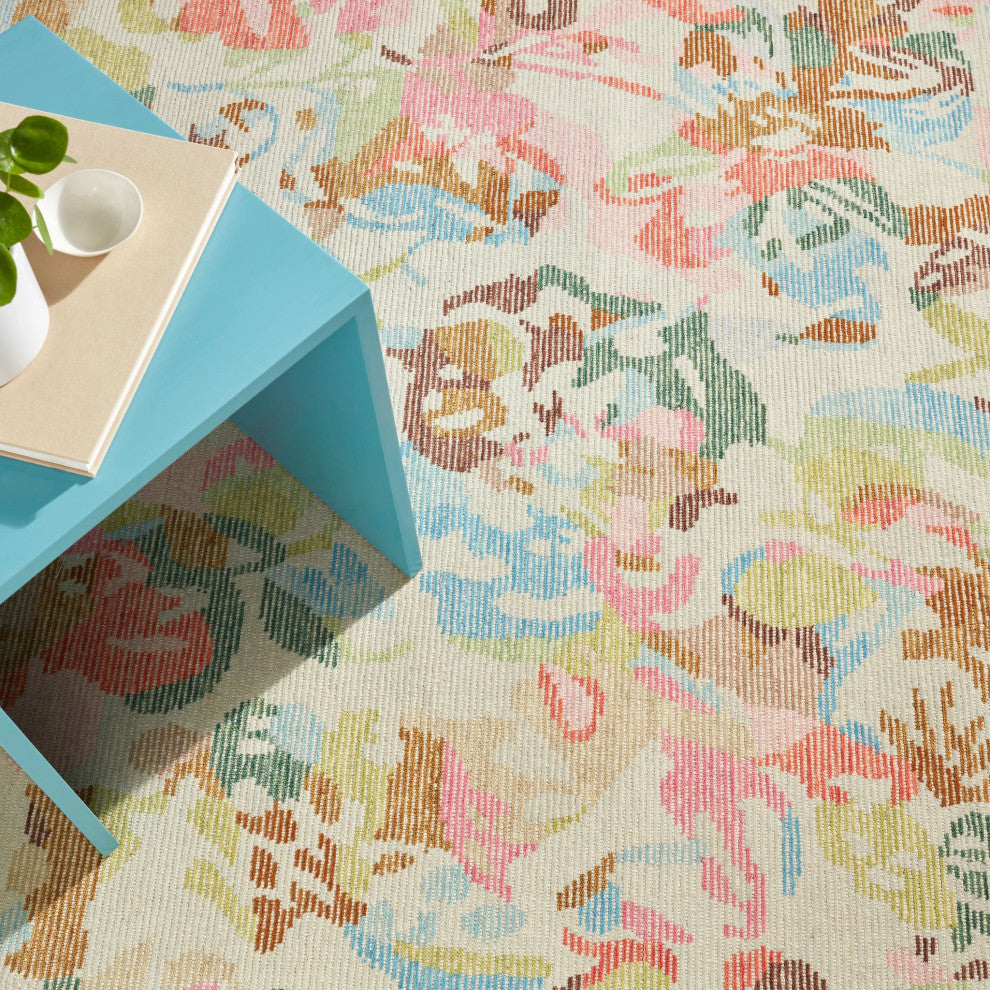 Dash & Albert Bloom Multi Hand Tufted Wool Rug, Multi, 9' x 12'