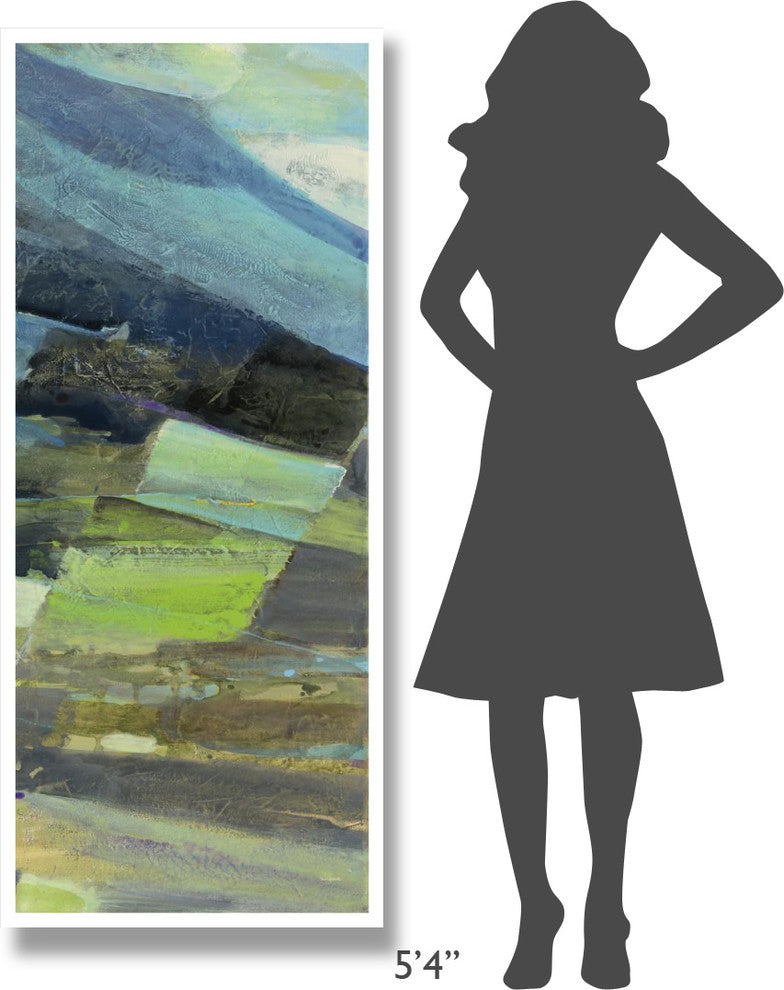 "View of the Coast Panel II" Digital Paper Print by Albena Hristova, 26"x62"
