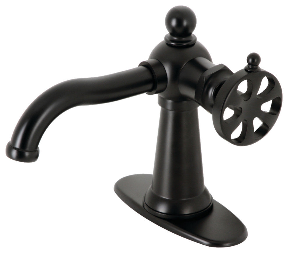 KSD3540RX Belknap Single-Handle Bathroom Faucet With Push Pop-Up, Matte Black