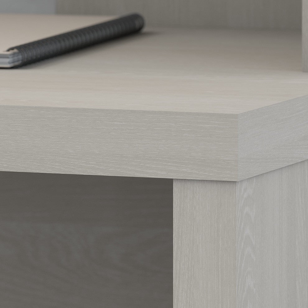Office by Kathy Ireland Echo 60" Credenza Desk, Gray Sand