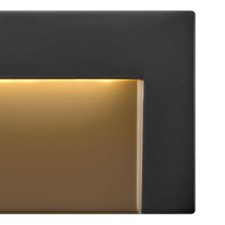 Hinkley Taper Landscape Light, Satin Black, Horizontal Deck Sconce