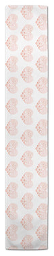 Tiny Pink Hearts 16x72 Cotton Table Runner