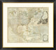 "Composite: North America, 1776" Framed Digital Print by Thomas Jefferys, 40x36"