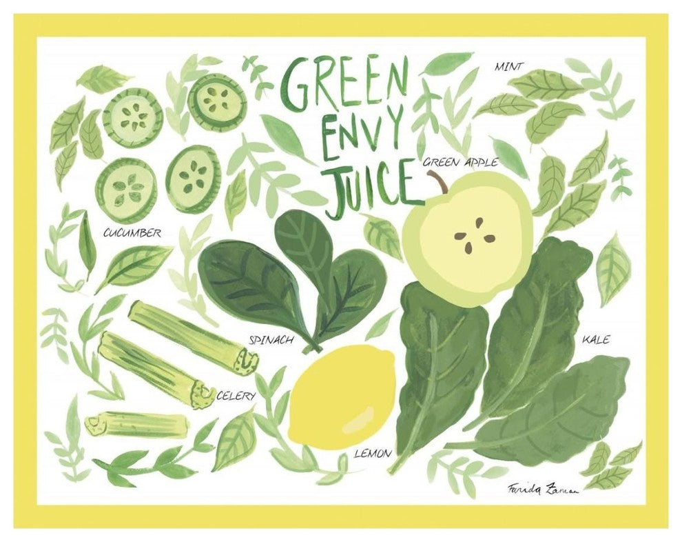 "Fruity Smoothie III" Digital Paper Print by Farida Zaman, 30"x24"