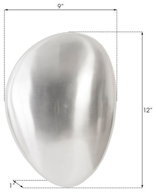 River Stone Wall Tile, Aluminum, Small
