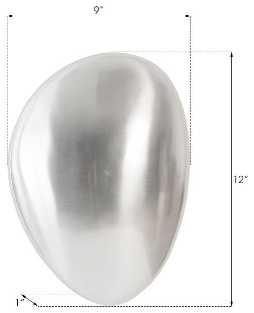 River Stone Wall Tile, Aluminum, Small