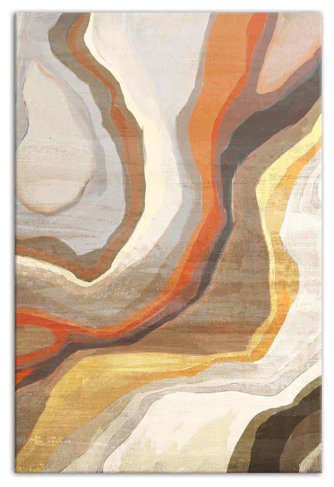 Metamorphic Rock Pattern 12x18 Canvas Wall Art