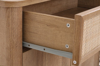 Close-up of a feature (drawer area) on white background