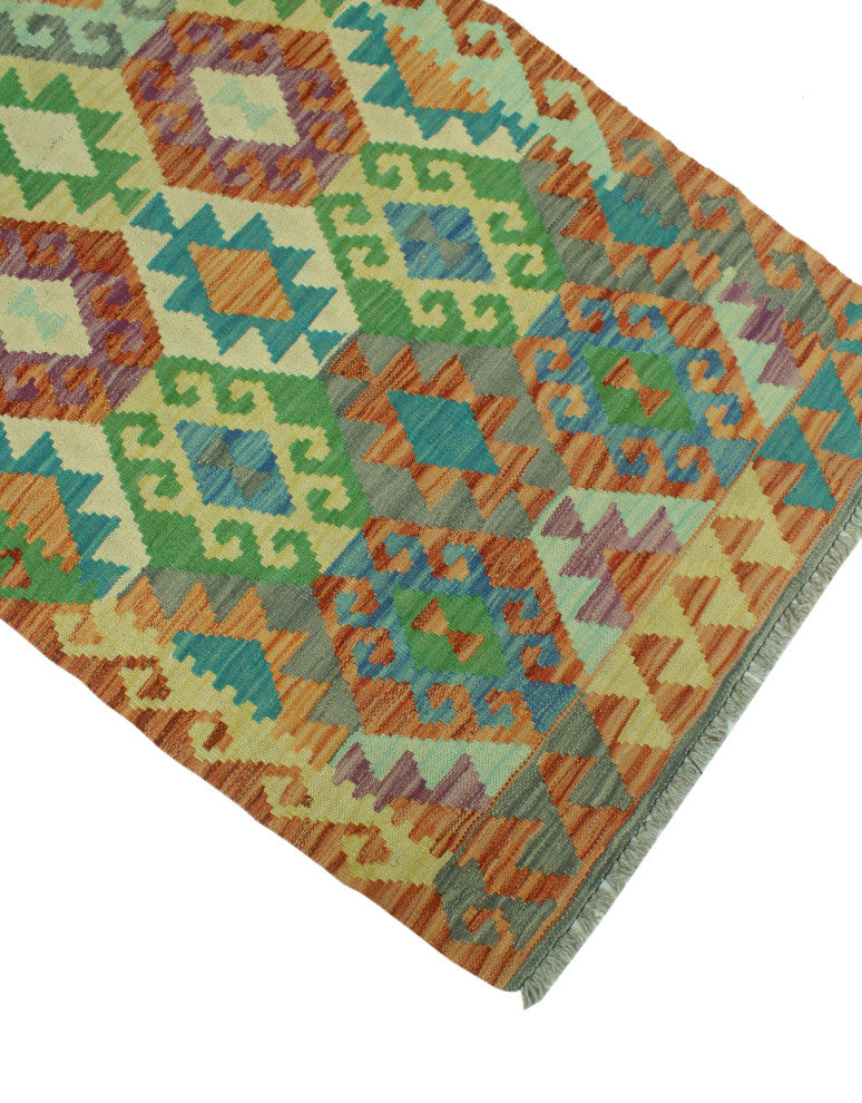 Sangat Kilim Henry Rust Runner