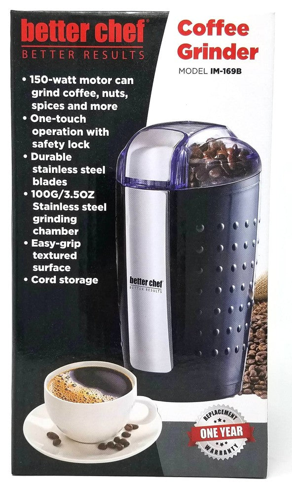 Better Chef, IM-169B, Electric Coffee Grinder