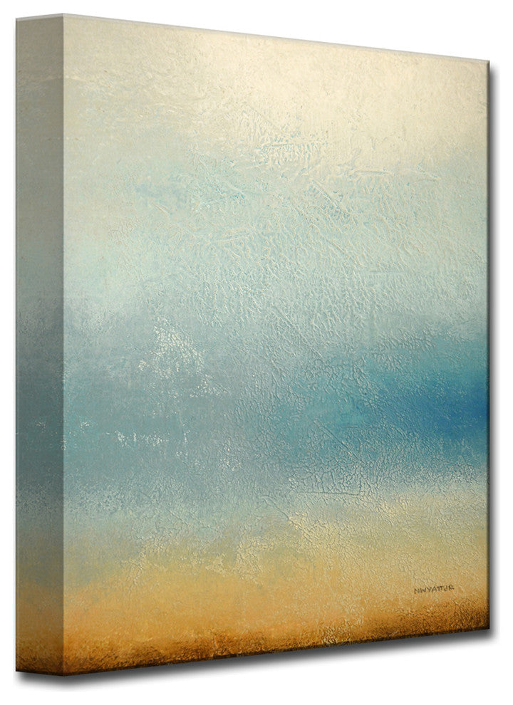 Ready2HangArt Abstract Canvas Art ''Escape'' by Norman Wyatt, 20"x16"