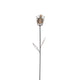 30" Brushed Copper Flower Garden Oil Lamp Outdoor Patio Torch