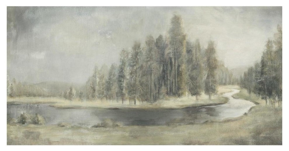 "Landscape Trio IV" Digital Paper Print by Danhui Nai, 26"x14"