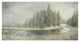 "Landscape Trio IV" Digital Paper Print by Danhui Nai, 26"x14"