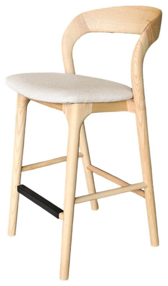 Rotondo 25" Counter Stool, Beige