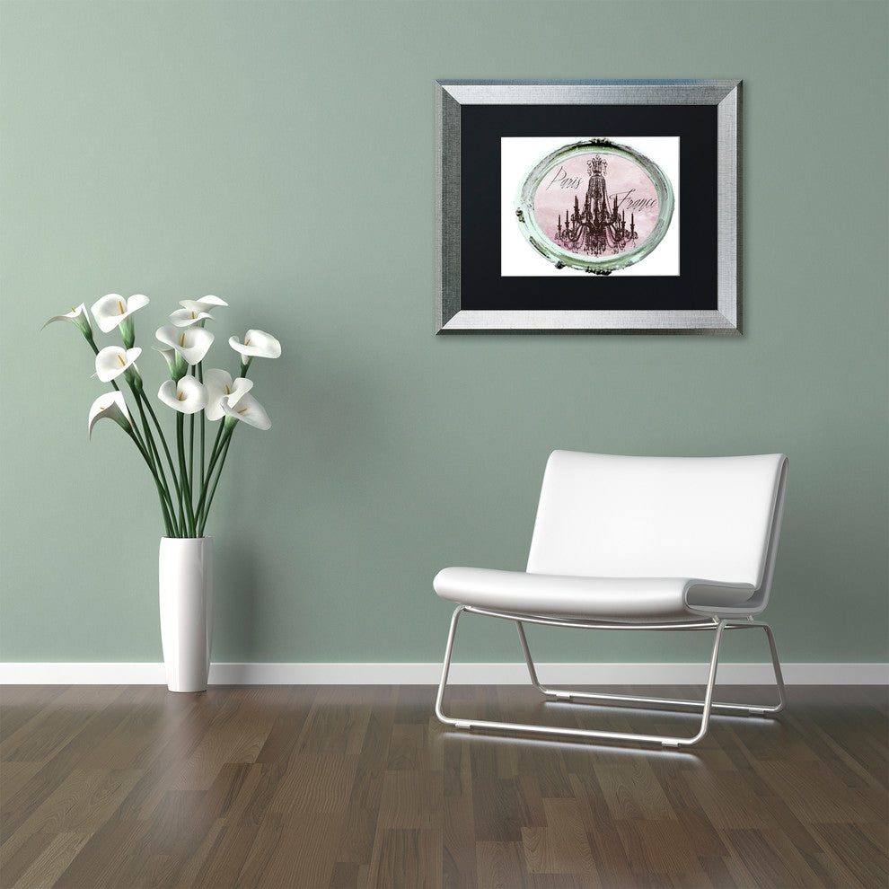 Color Bakery ''Paris in Frames 5'', Silver Frame, Black Mat, 20x16