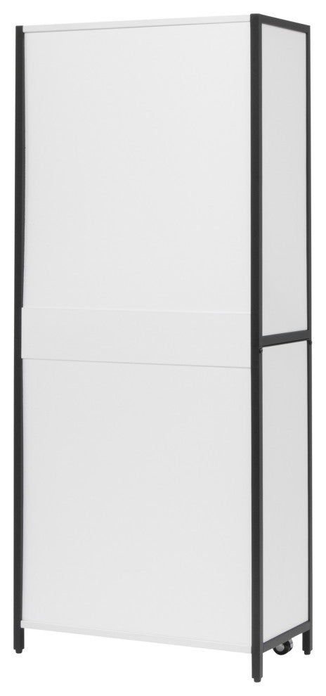 Sew Ready Craft, Office, Multi-use Armoire in Charcoal, White