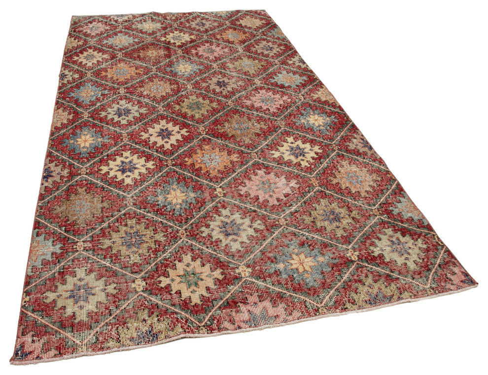 Rug N Carpet - Handwoven Anatolian 5' 1'' x 9' 4'' Rustic Vintage Rug