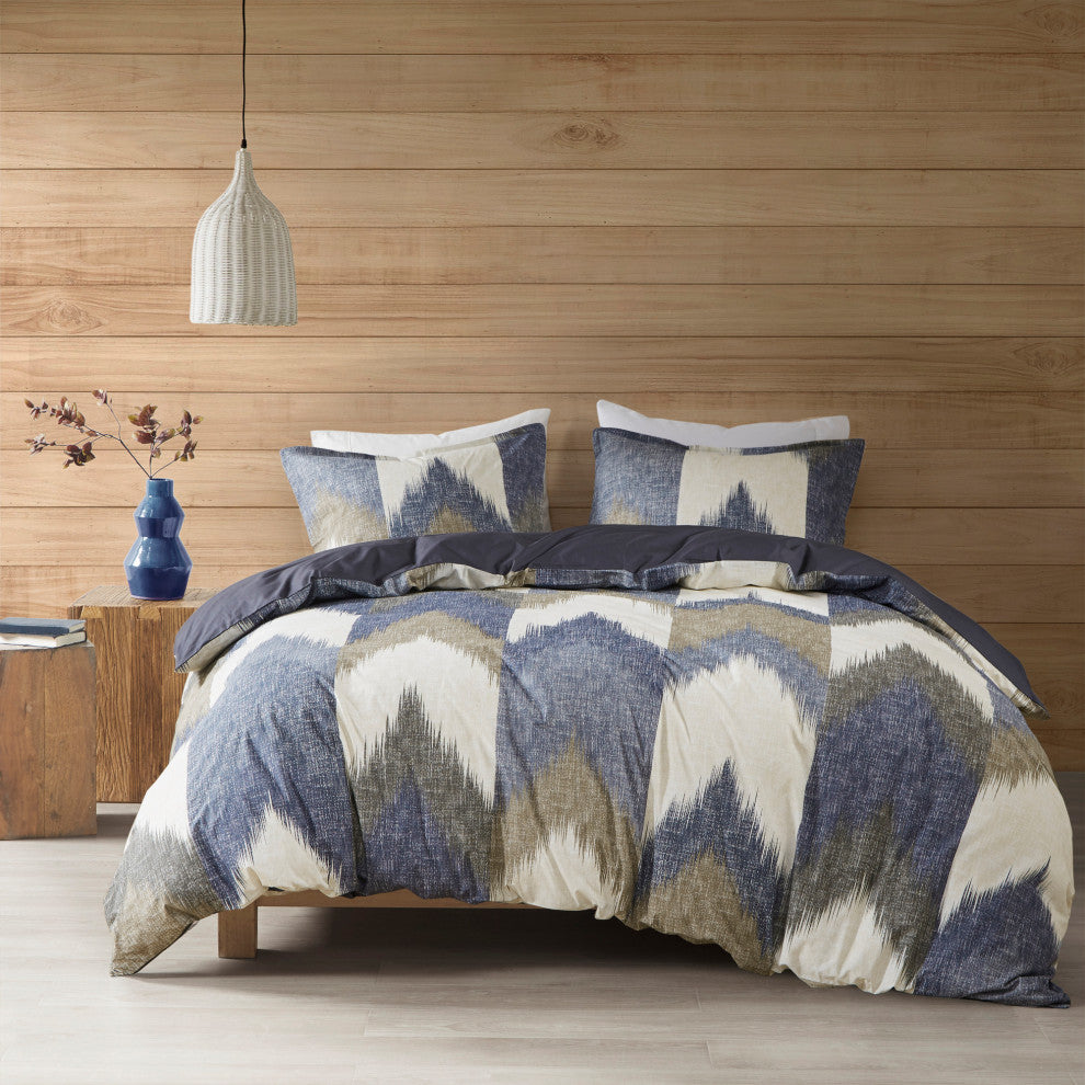 INK+IVY Printed Duvet Bedding Set, King/California King