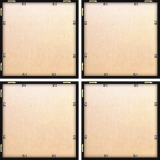 Anchovy and Salmon Quadriptych, 4-Piece Set, 18x18 Panels