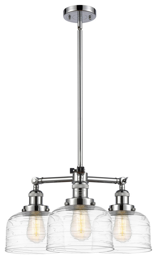 INNOVATIONS 207-PC-G713-LED 3-Light Chandelier Polished Chrome