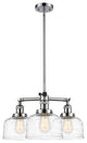INNOVATIONS 207-PC-G713-LED 3-Light Chandelier Polished Chrome