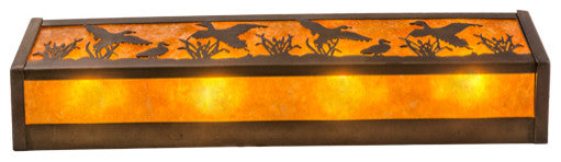 24"W Ducks In Flight Vanity Light