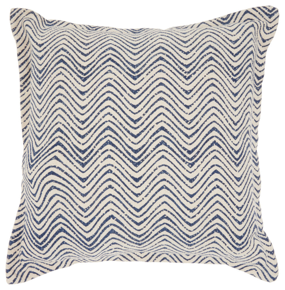 Nourison DL564 Throw Pillow, Indigo, 20" x 20"