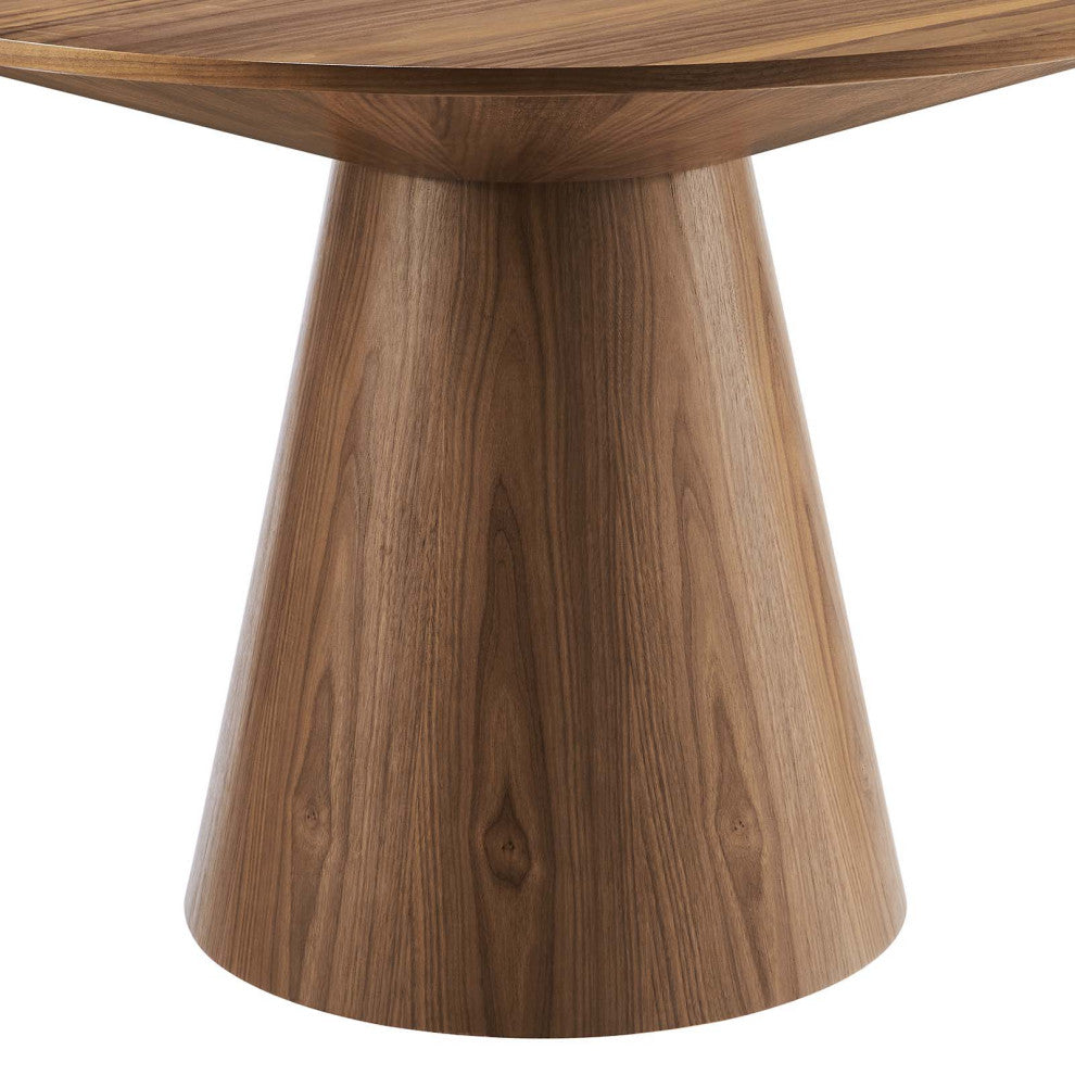 Provision 47" Round Dining Table, Walnut