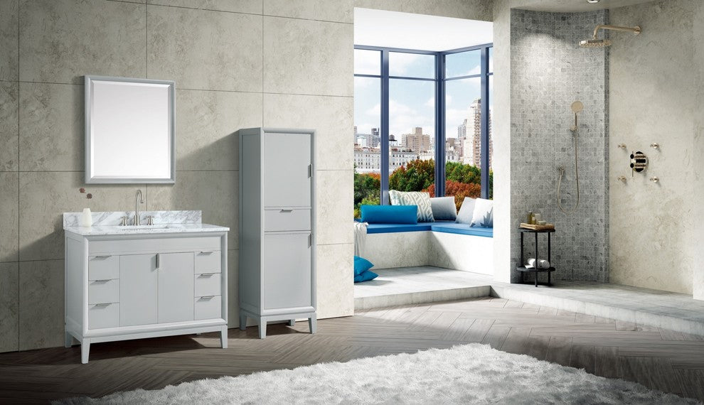 Avanity Emma 20" Linen Tower, Dove Gray, Dove Gray