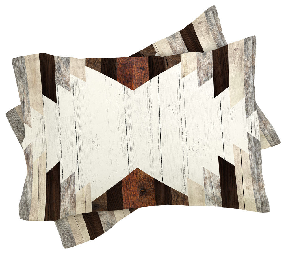 Iveta Abolina Geo Wood 2 Duvet Cover Set, Queen