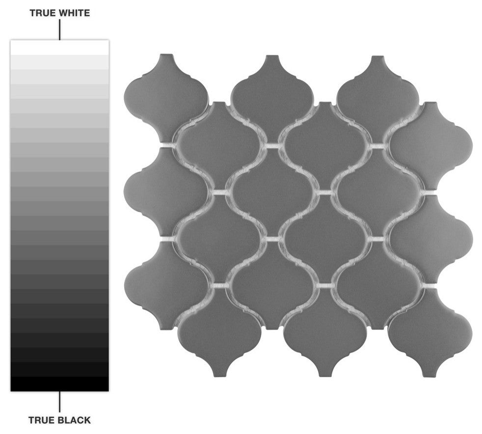 Metro Lantern Matte Dark Grey Porcelain Floor and Wall Tile