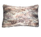 Elegant Brandy Fox Light Brown Gold White Handmade Luxury Pillow, Light Brown Gold White, Double Sided  20" X 26" Standard