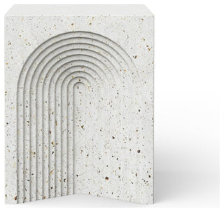 Mixx, Orion Stool, Ivory Terrazzo