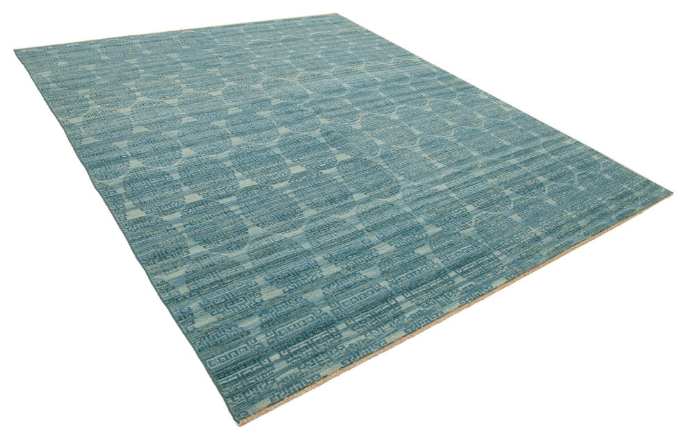 Rug N Carpet - Handmade Oriental 8' 4" x 9' 10" One-of-a-Kind Oushak Area Rug