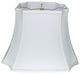 11" Snow Inverted Rectangle Shantung Lampshade