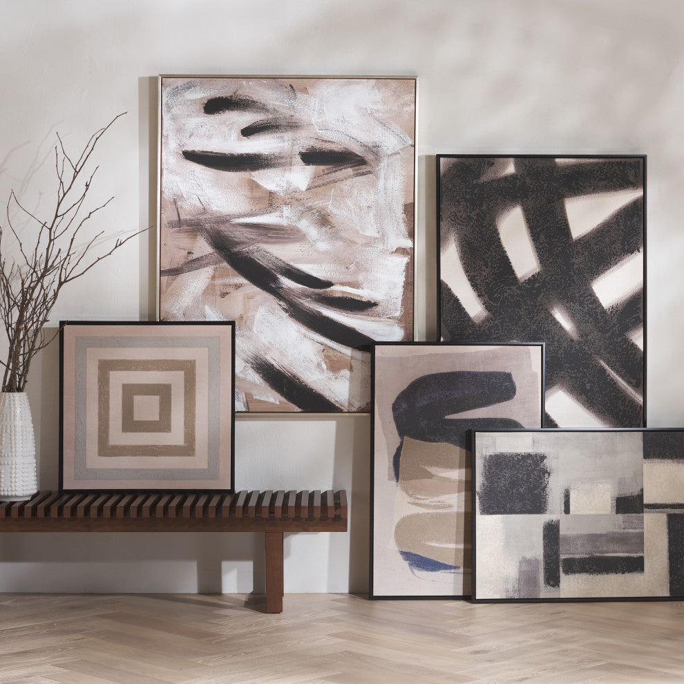 Safavieh Blurred Lines 24 x 36 Wall Art