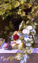 Otto Didrik Ottesen A Still Life With Fruit  Flowers And A Vase Wrapped Canvas