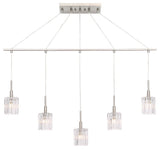 Woodbridge Lighting Candice Linear Pendant, Frosted Square