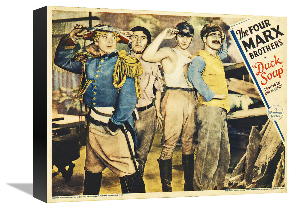"Marx Brothers - Duck Soup 09" Canvas Giclee by Hollywood Photo Archive, 16"x13"