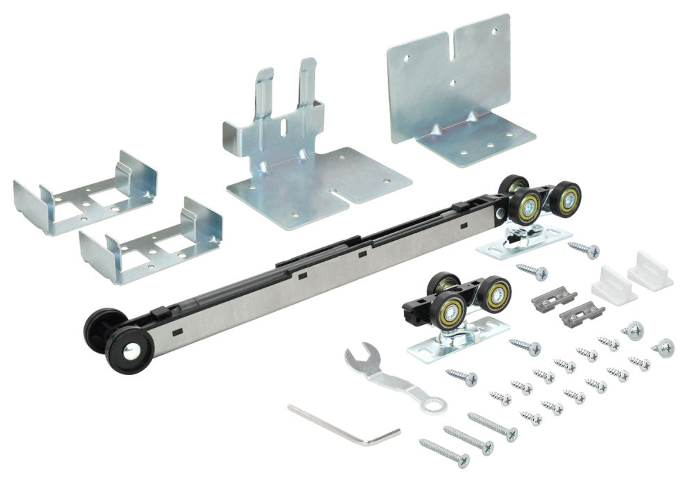 Nuk3y Pocket Door Frame Kit with Two-Way Soft Close, 80", Up to 88lb