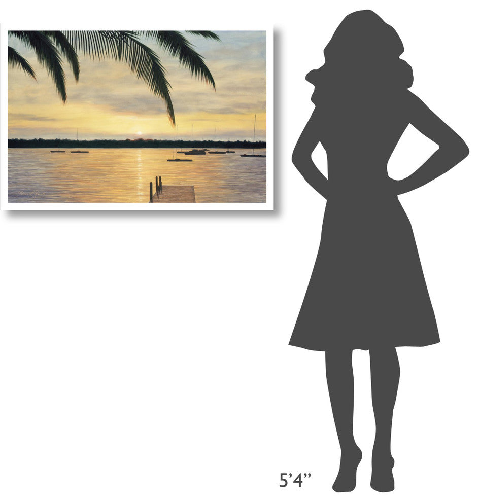 "Indian River" Digital Paper Print by Diane Romanello, 38"x26"